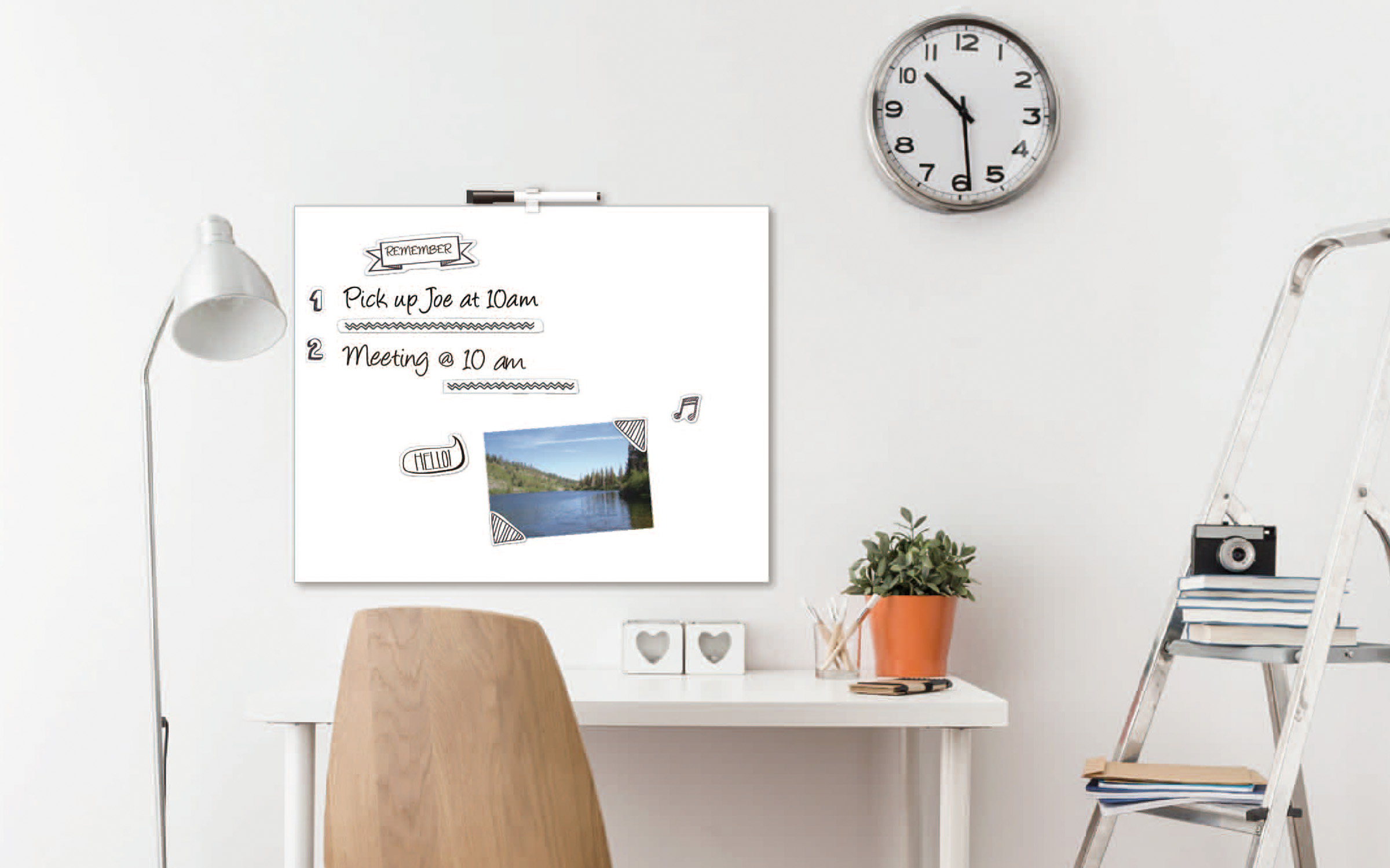 Desktop Planner Whiteboard scene