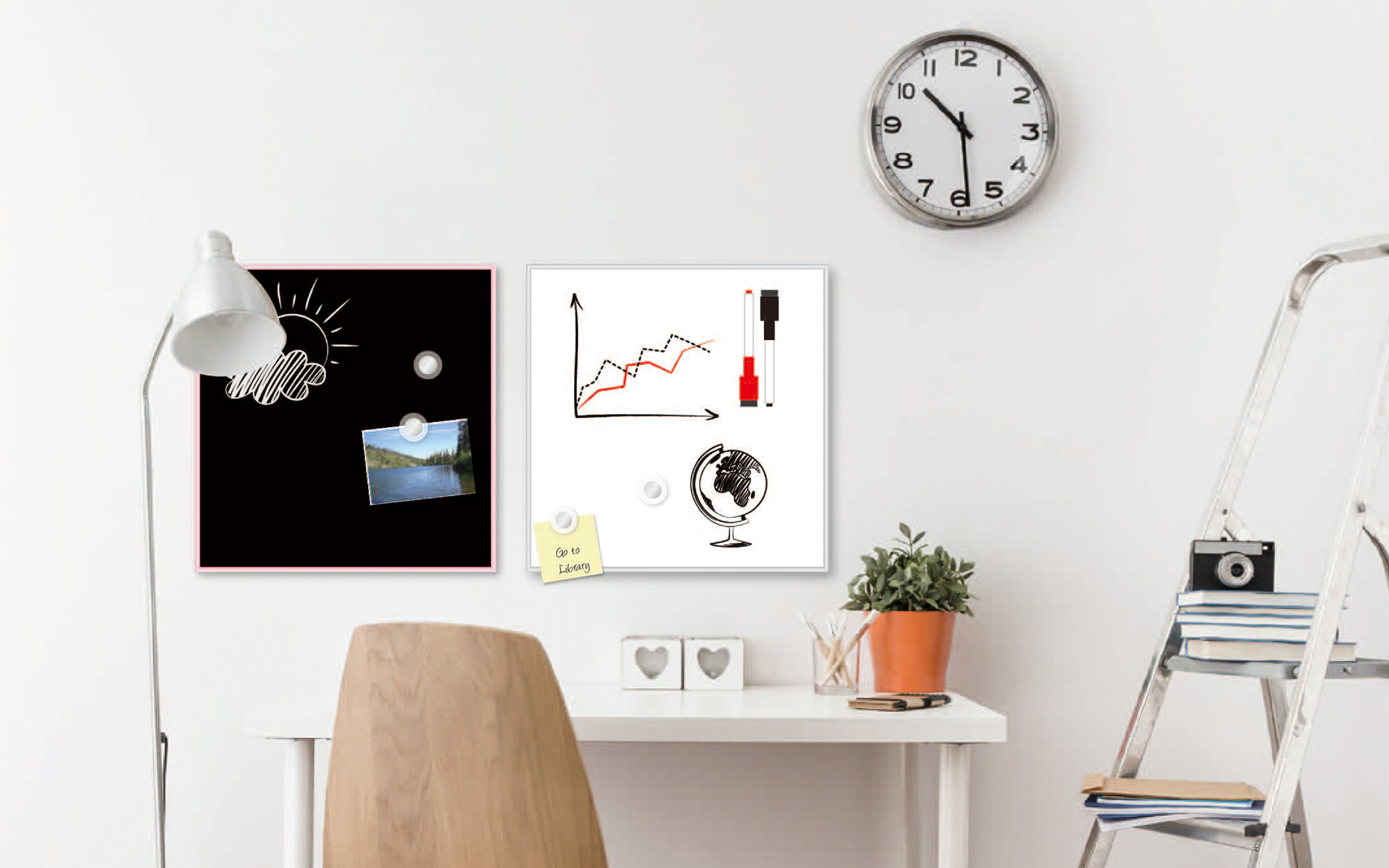 Wall Note Dry Erase Board scene
